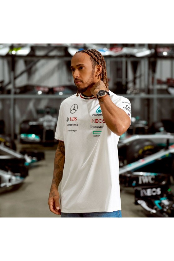 Mercedes F1 White T-shirt