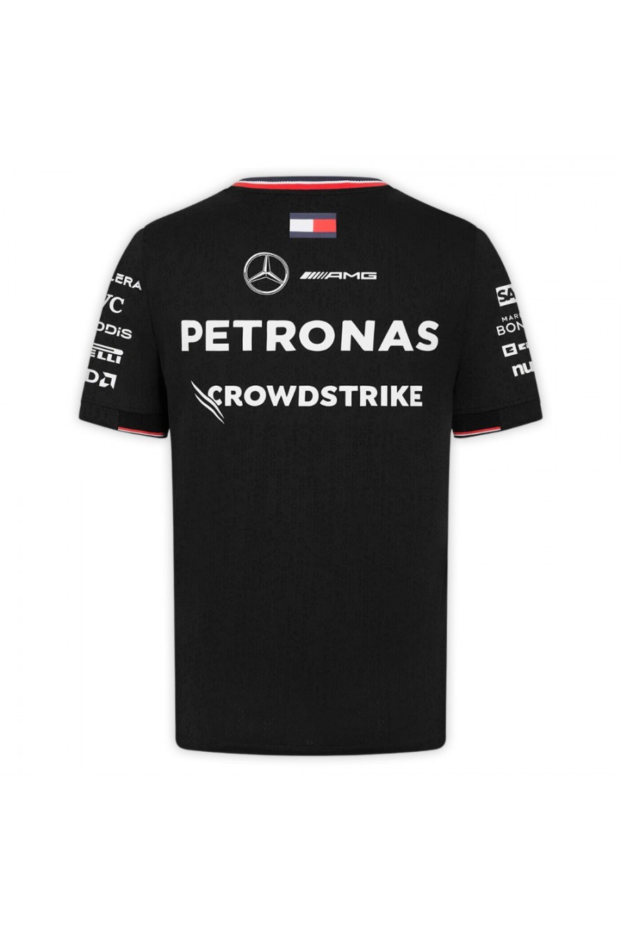 Camiseta preta Mercedes F1