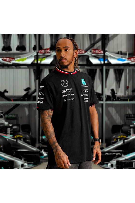 Camiseta Mercedes F1 Negra