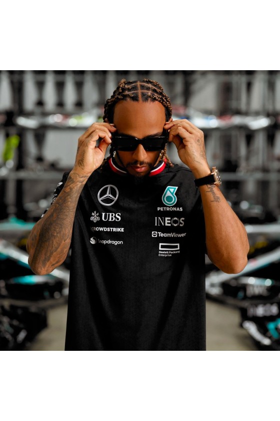 Maglietta nera Mercedes F1