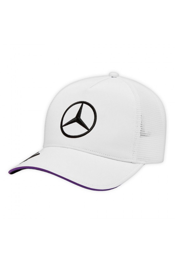 Gorra Lewis Hamilton Mercedes F1 Blanca