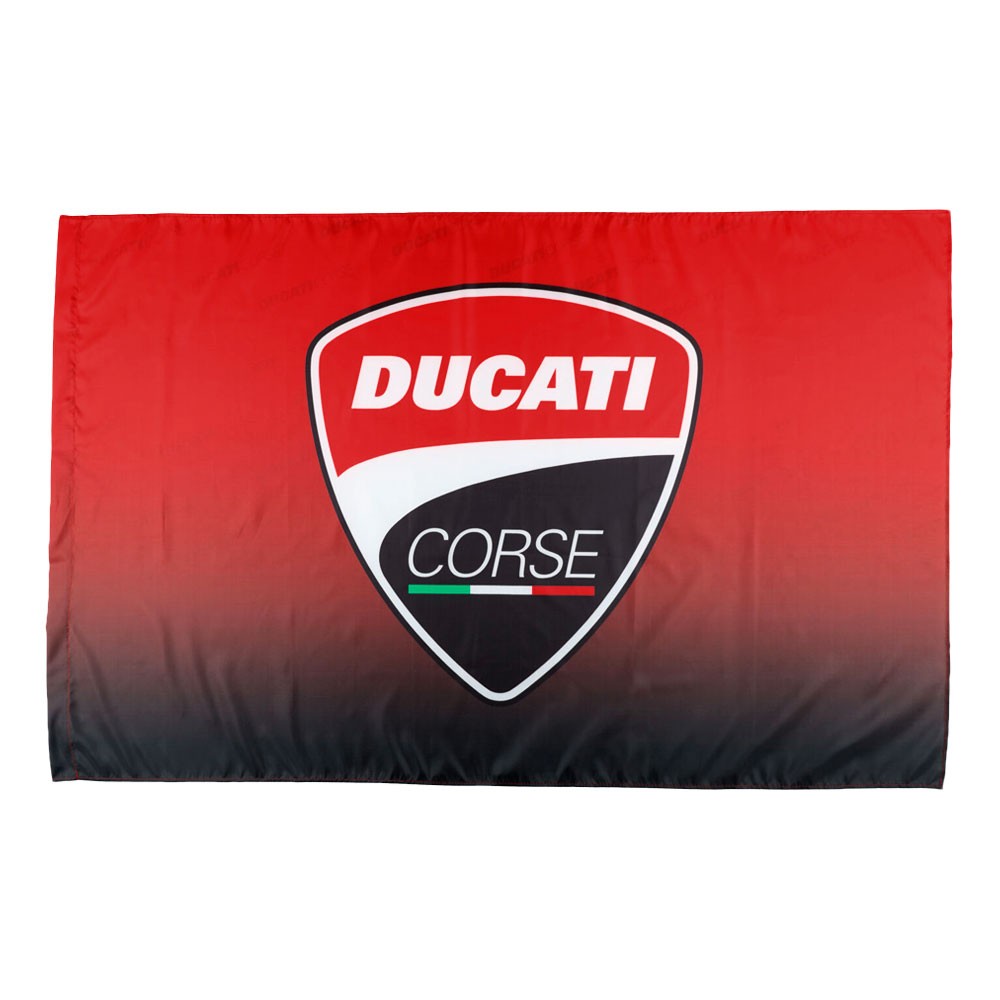 Bandera Ducati Corse Logo