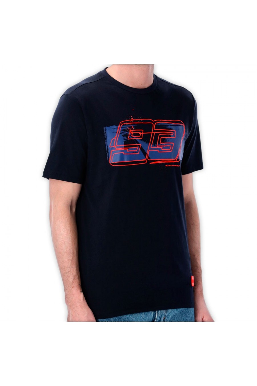 Marc Márquez 93 Blaues T-Shirt