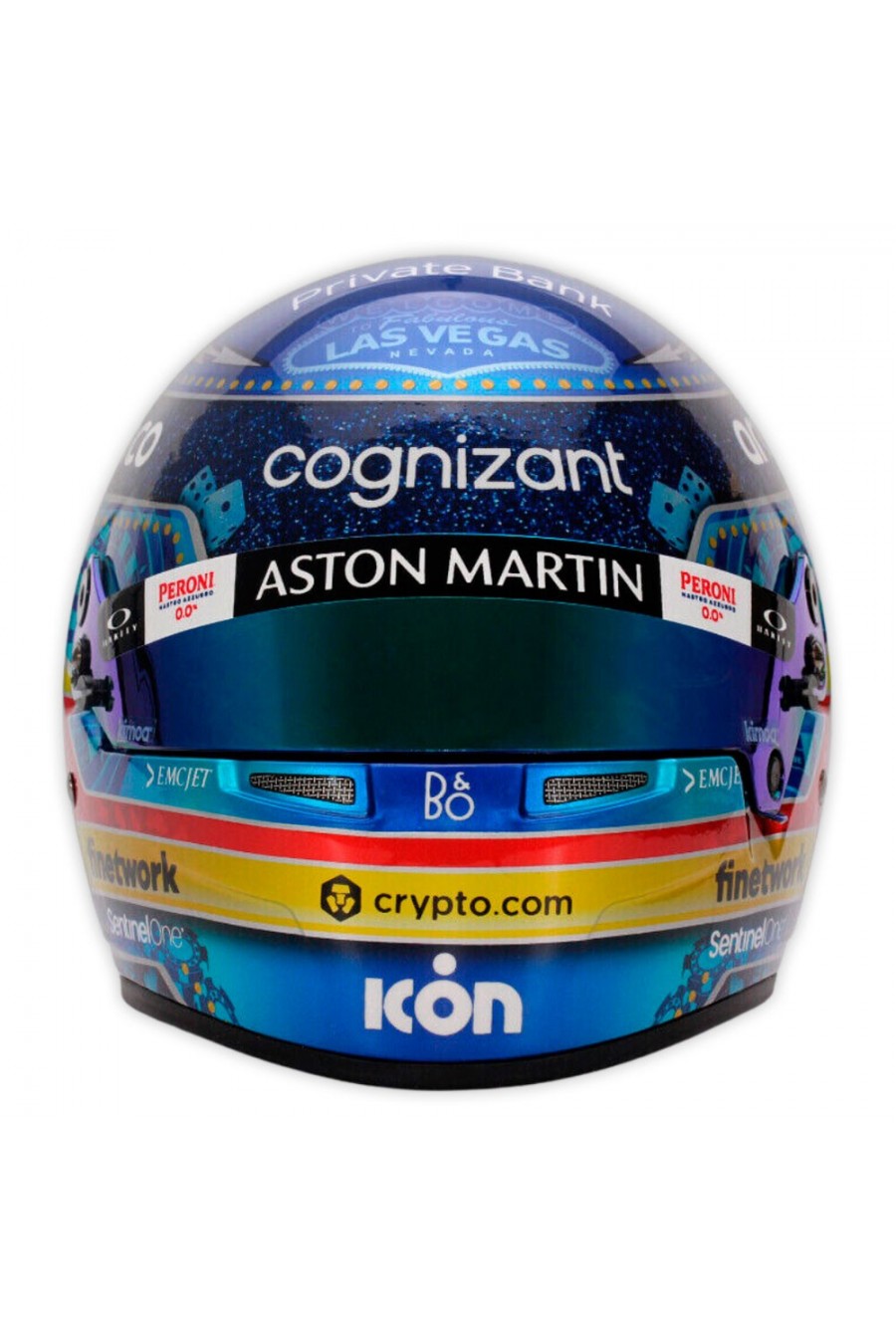 Casco Mini Helmet 1:2 Fernando Alonso 'Aston Martin 2023' GP