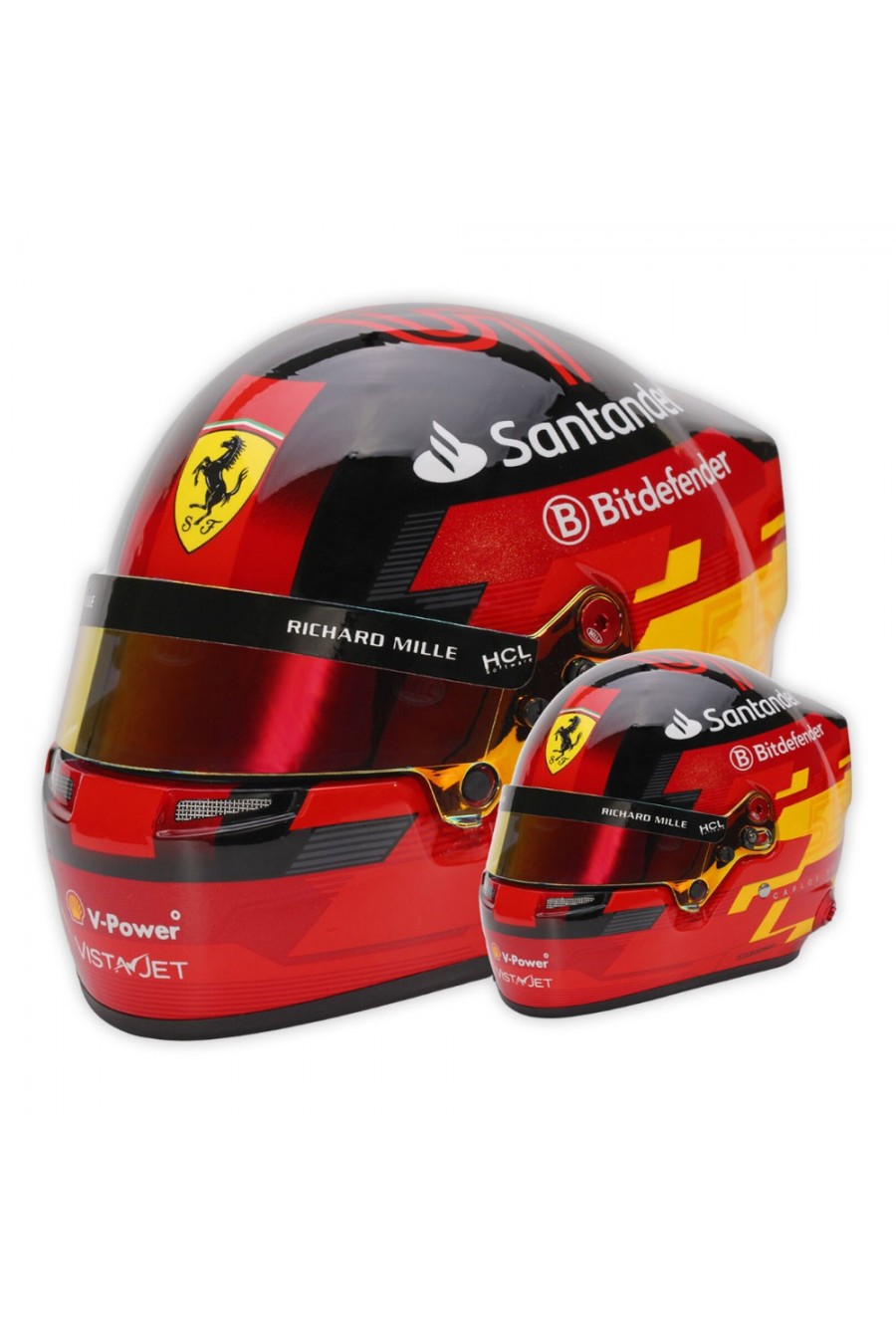 Casco Mini Helmet 1:2 Carlos Sainz 'Ferrari 2024'