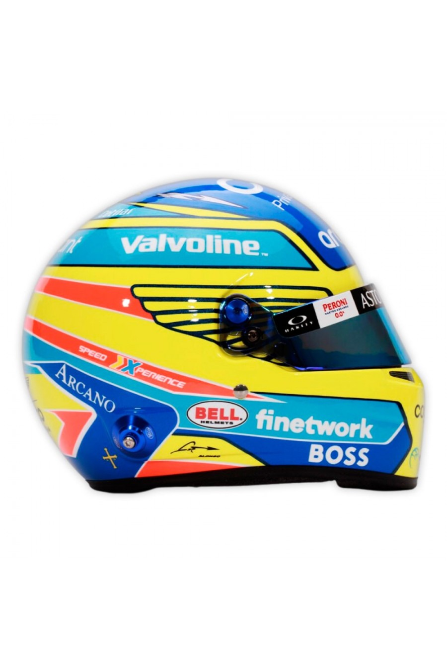 Casco Mini Helmet 1:2 Fernando Alonso 'Aston Martin 2024'