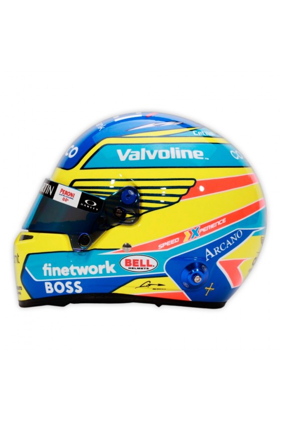 Casco Mini Helmet 1:2 Fernando Alonso 'Aston Martin 2024'