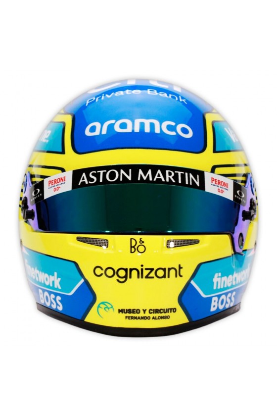 Casco Mini Helmet 1:2 Fernando Alonso 'Aston Martin 2024'