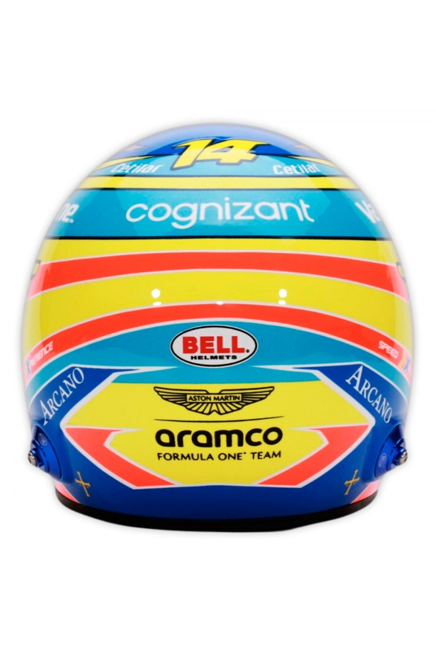 Casco Mini Helmet 1:2 Fernando Alonso 'Aston Martin 2024'