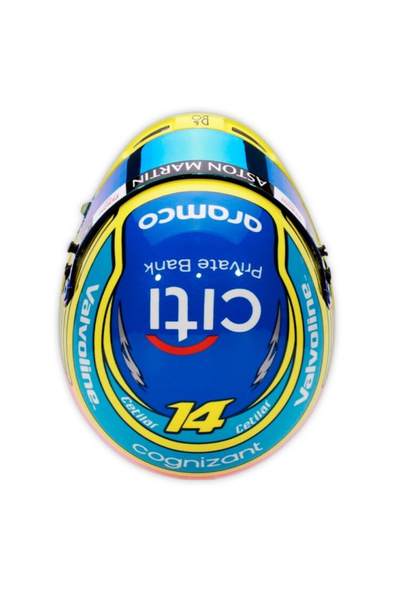 Mini Helmet 1:2 Fernando Alonso 'Aston Martin 2024'