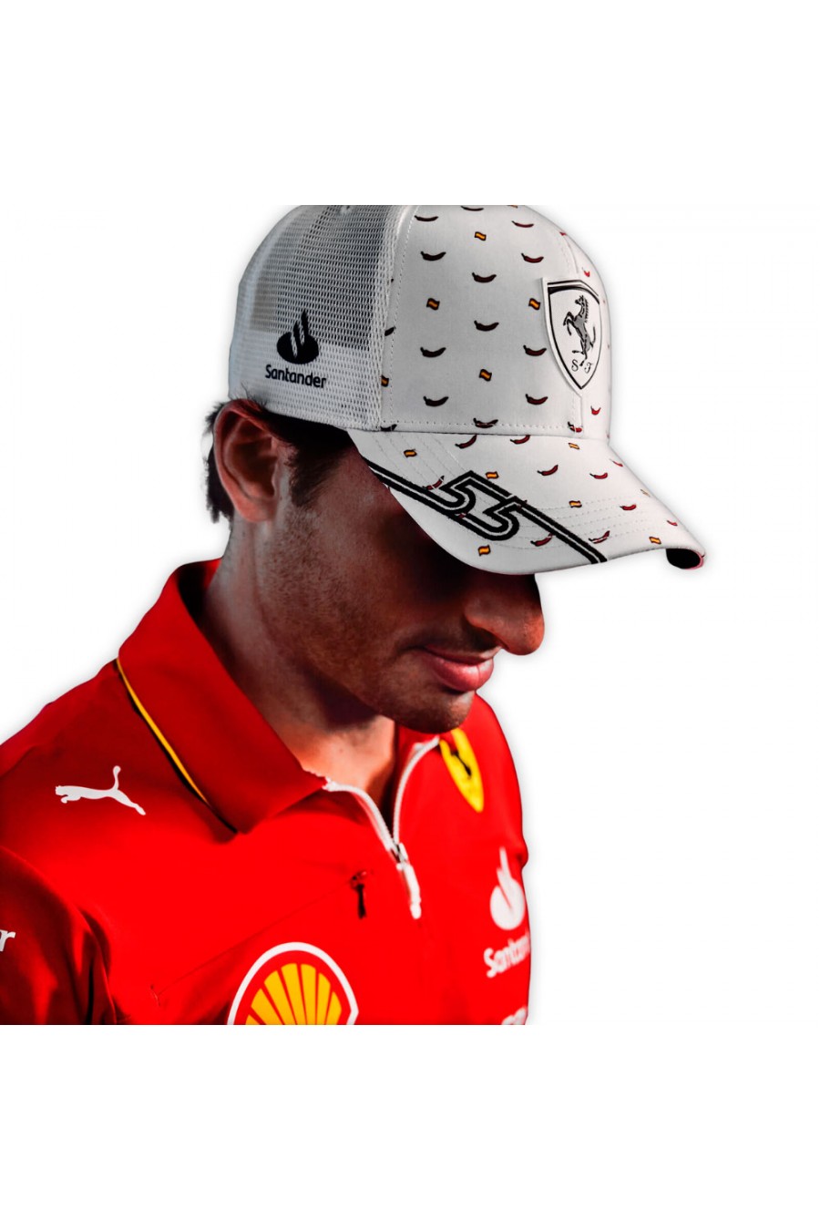 Cappellino Carlos Sainz Ferrari F1 'GP Spagna'