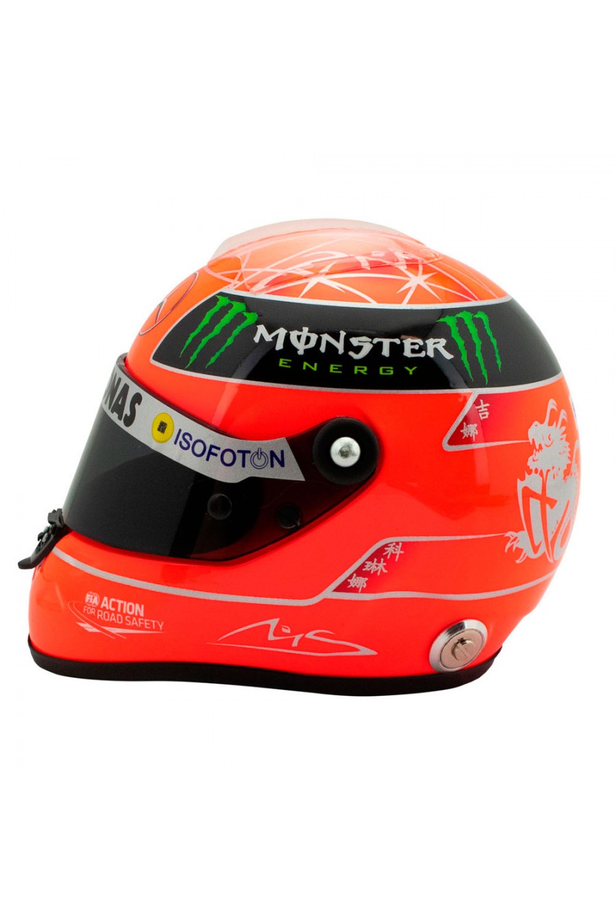 Kopie von Mini Helm 1:2 Michael Schumacher „Mercedes 2012“ Last