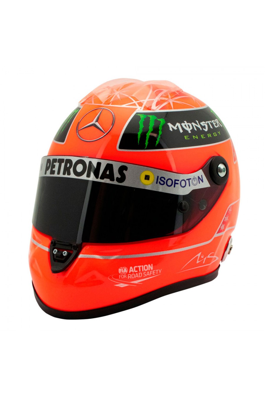 Kopie von Mini Helm 1:2 Michael Schumacher „Mercedes 2012“ Last