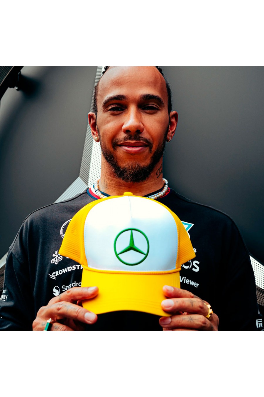 Boné Lewis Hamilton Mercedes F1 'GP da Grã-Bretanha'