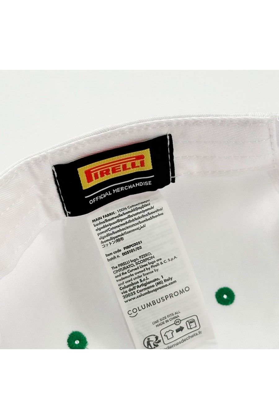 Casquette Pirelli Motorsport Podium 'GP Monza'