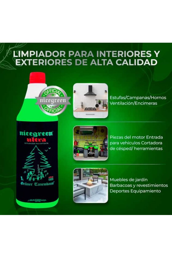 Nicegreen Ultra Turbo Pack - Limpiador Ecológico + Cepillos