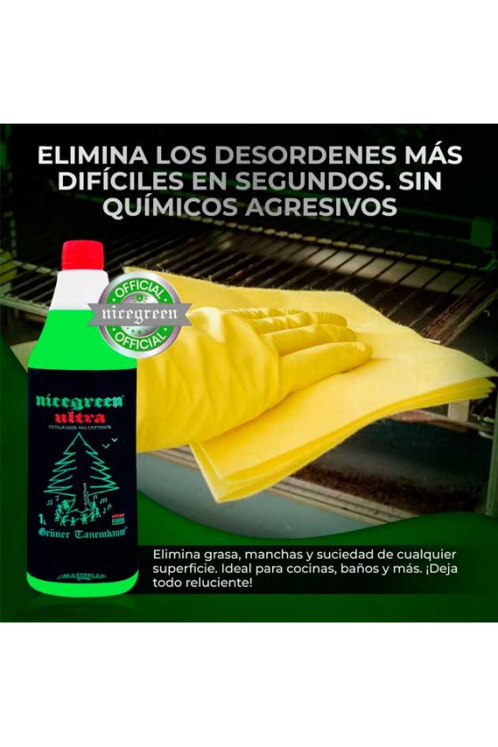 Nicegreen Ultra Turbo Pack - Limpiador Ecológico + Cepillos