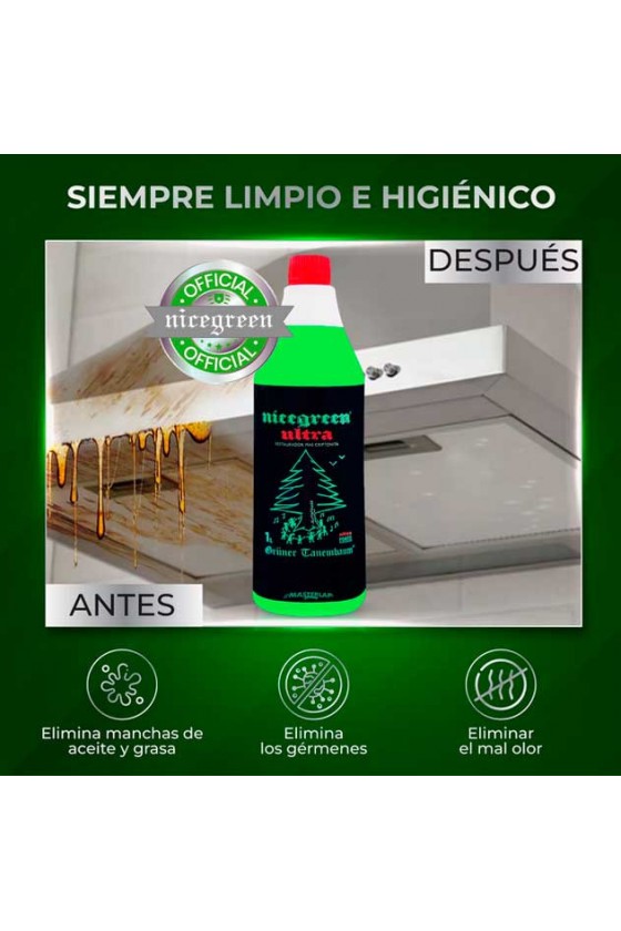 Nicegreen Ultra Turbo Pack - Limpiador Ecológico + Cepillos