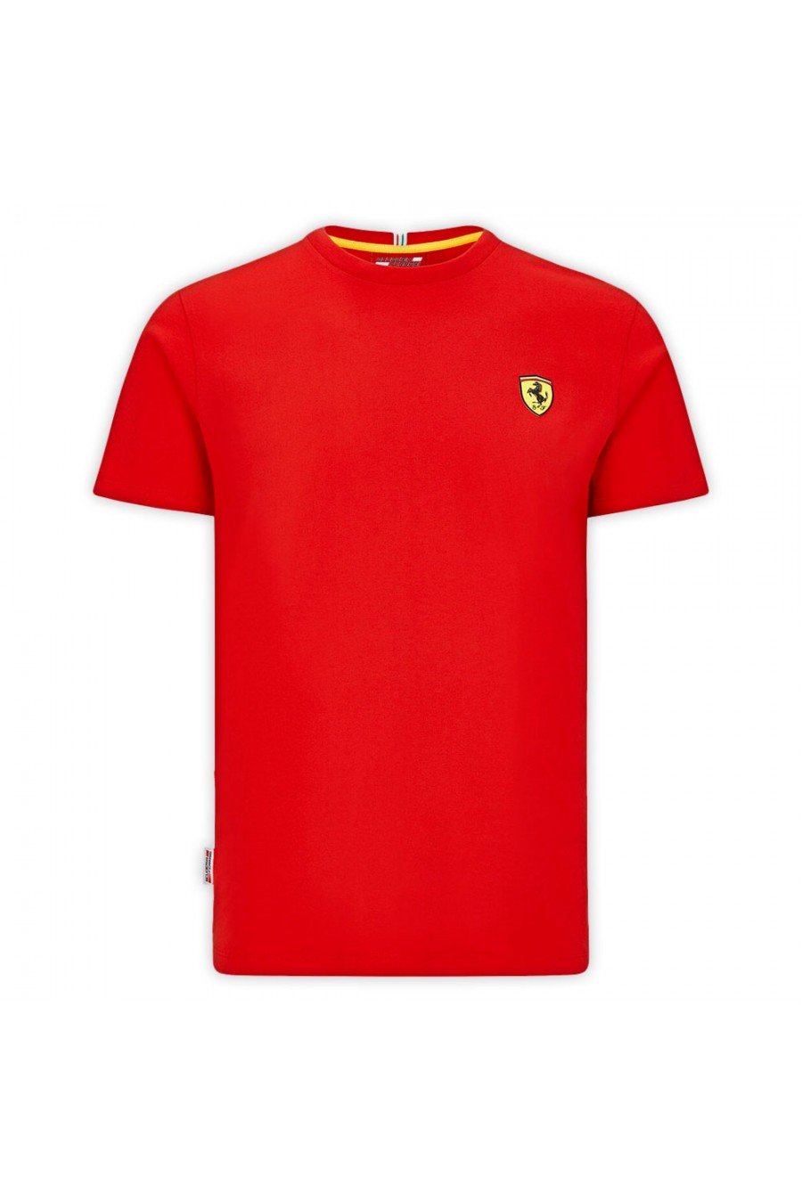 Camiseta pequena com logotipo da Ferrari