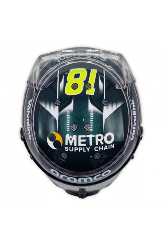 Casco Mini Helmet 1:2 Lance Stroll 'Aston Martin 2024'