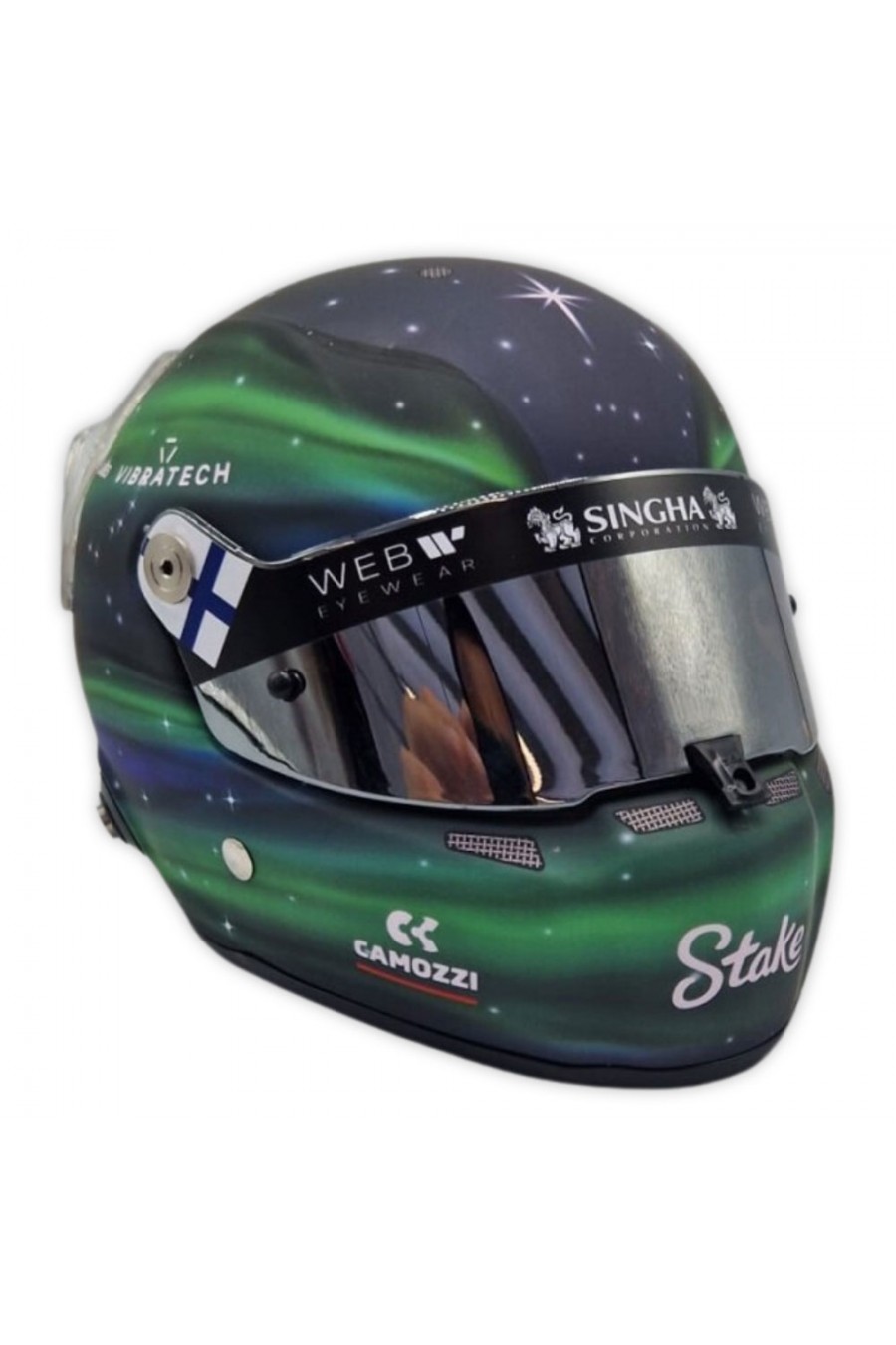 Casco Mini Helmet 1:2 Valtteri Bottas 'Kick Sauber 2024'