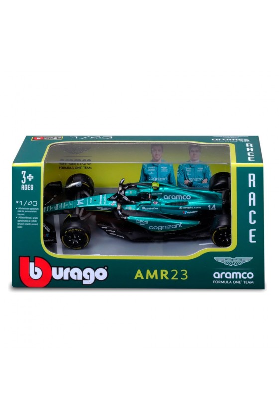 Carro em miniatura 1:43 Aston Martin 2023 'Fernando Alonso'