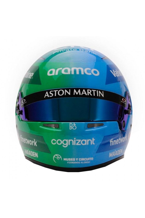 Casco Mini Helmet 1:2 Fernando Alonso 'Aston Martin 2024' GP