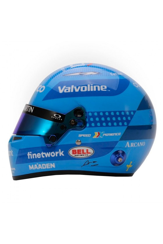 Casco Mini Helmet 1:2 Fernando Alonso 'Aston Martin 2024' GP