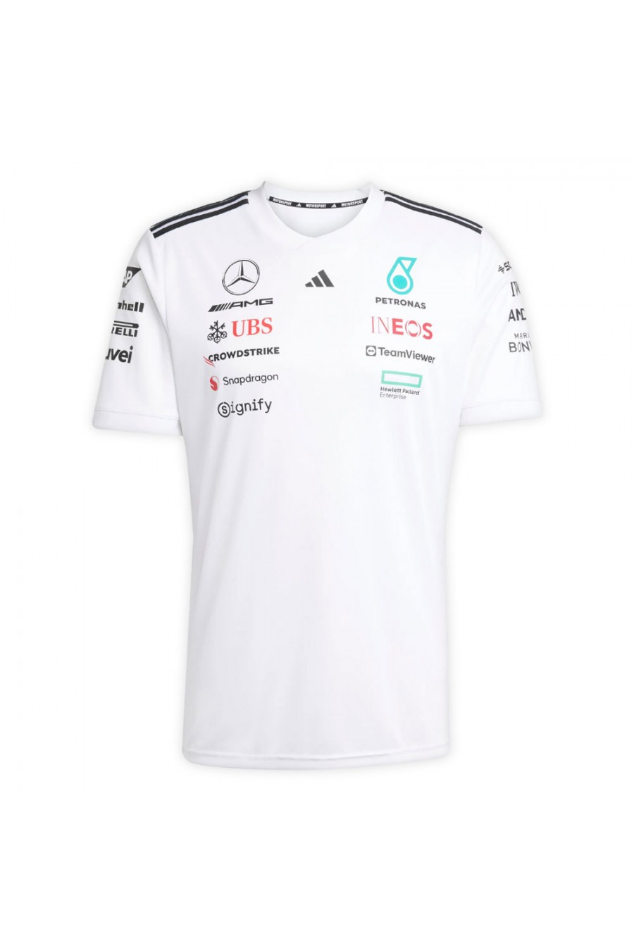 Camiseta Mercedes F1 2025 Blanco