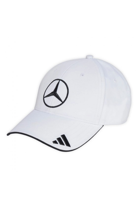 Casquette blanche Mercedes F1 2025