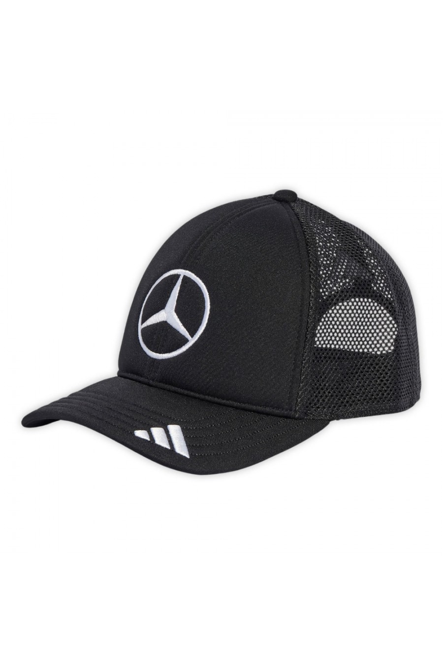 Cappellino da camionista nero Mercedes F1 2025