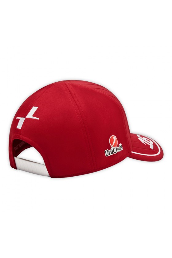 Gorra Charles Leclerc Ferrari F1 2025 Roja