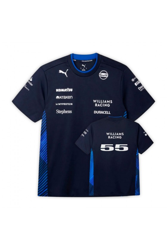 Camiseta Carlos Sainz Williams F1 2025