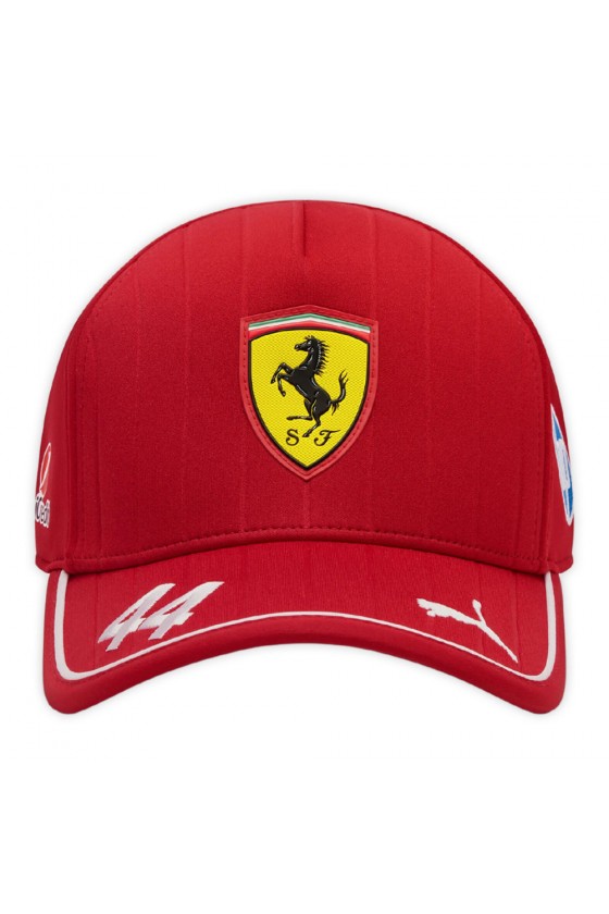 Casquette rouge Lewis Hamilton Ferrari F1 2025