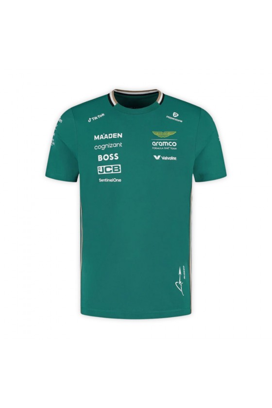 Fernando Alonso Aston Martin F1 2025 Kinder T-Shirt