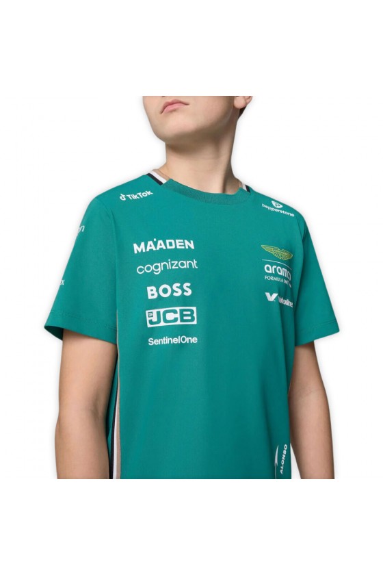 Fernando Alonso Aston Martin F1 2025 Children's T-shirt