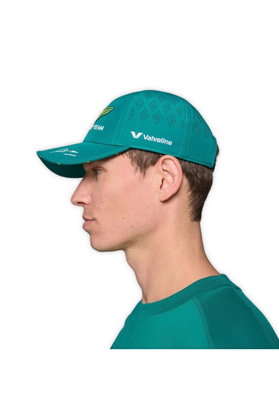 Fernando Alonso Aston Martin F1 2025 Cappellino Verde