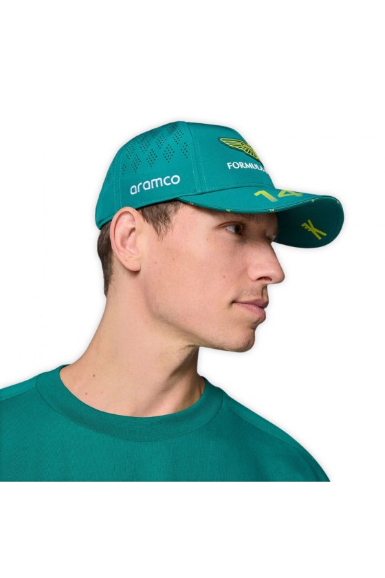 Fernando Alonso Aston Martin F1 2025 Green Cap