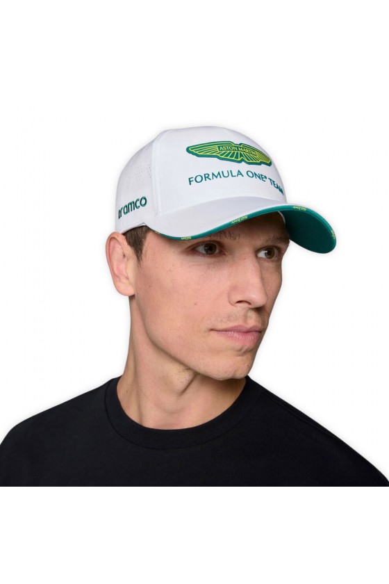 Gorra Aston Martin F1 2025 Blanca