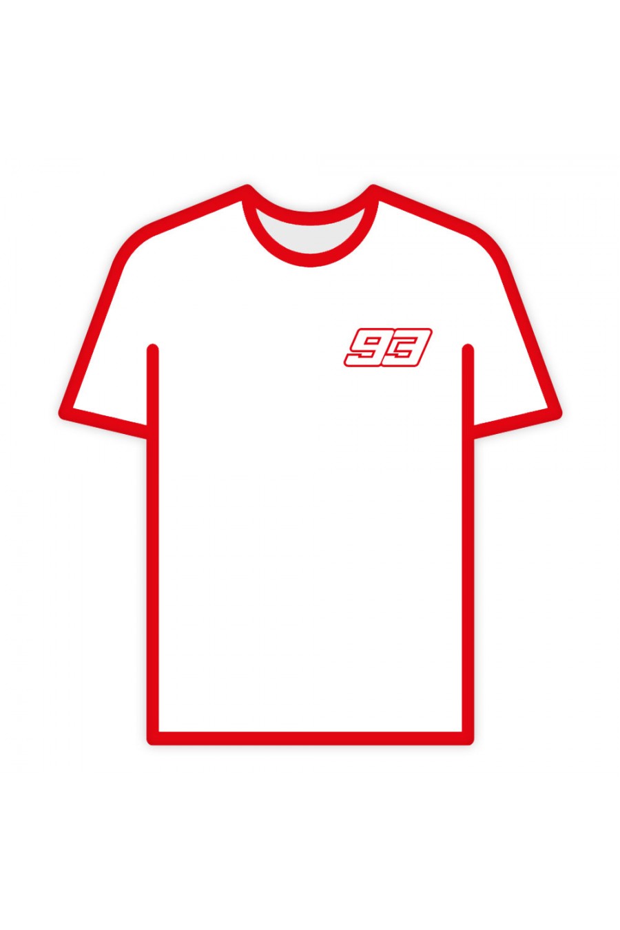 Camiseta Marc Márquez 93 Bandeira