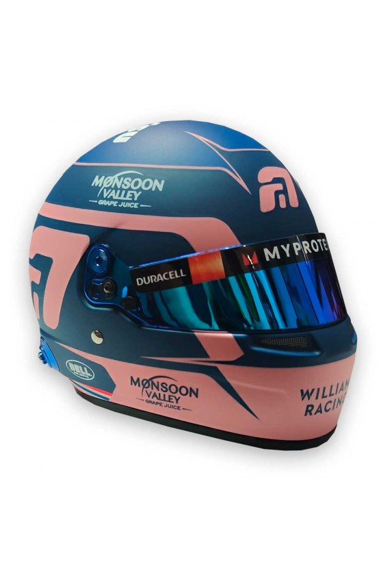 Casco Mini Helmet 1:2 Alex Albon 'Williams 2024'