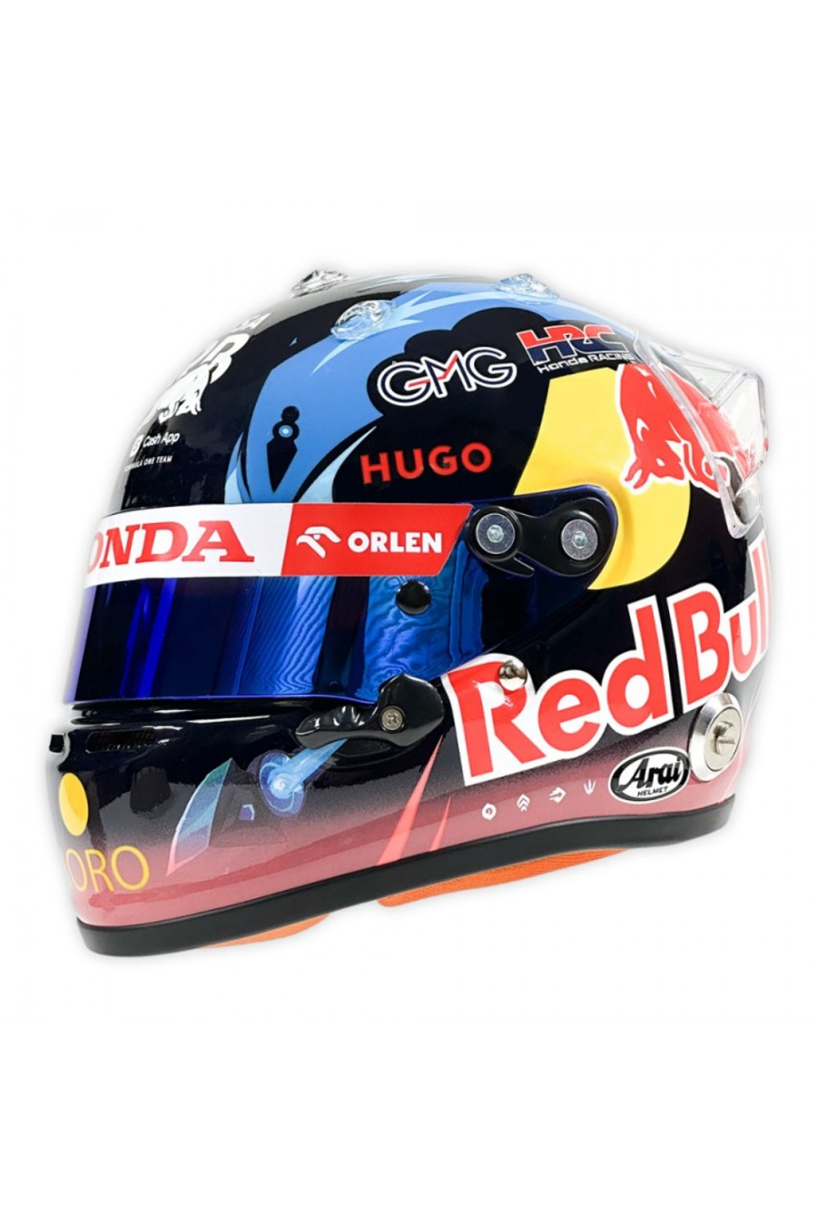 Mini casque 1:2 Yuki Tsunoda 'RB F1 Team 2024' GP Spa