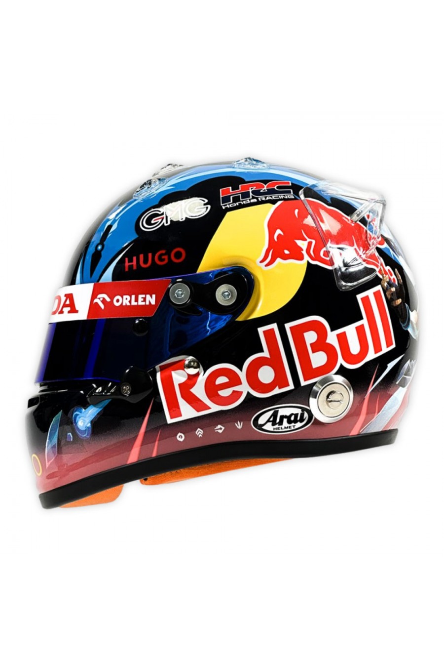 Mini casque 1:2 Yuki Tsunoda 'RB F1 Team 2024' GP Spa