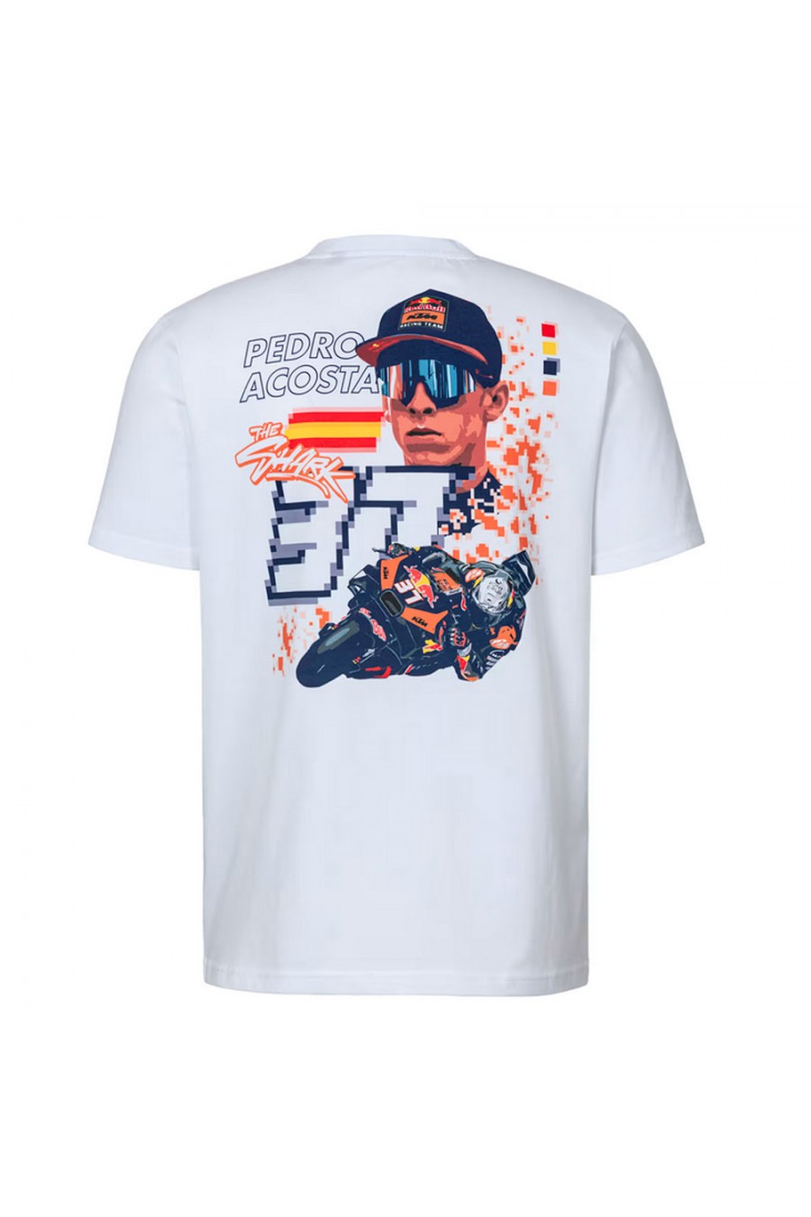 Camiseta Pedro Acosta Red Bull KTM Blanca