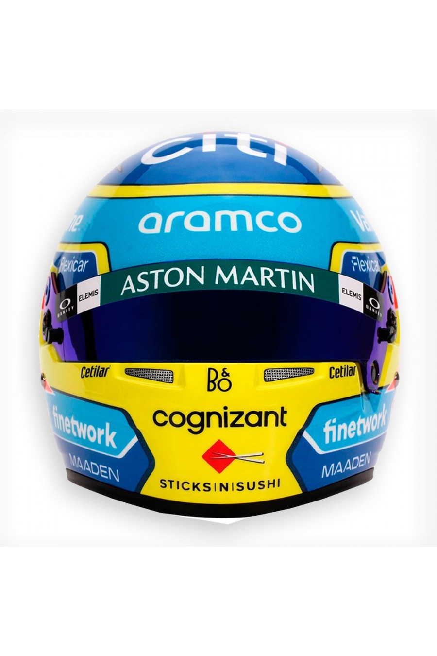 Mini casque 1:2 Fernando Alonso « Aston Martin 2025 »