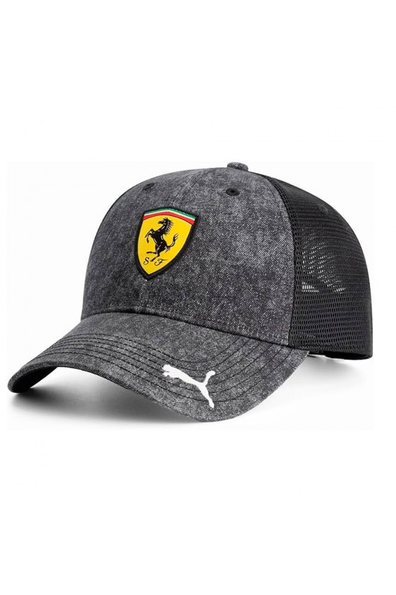Casquette de camionneur Ferrari F1 grise