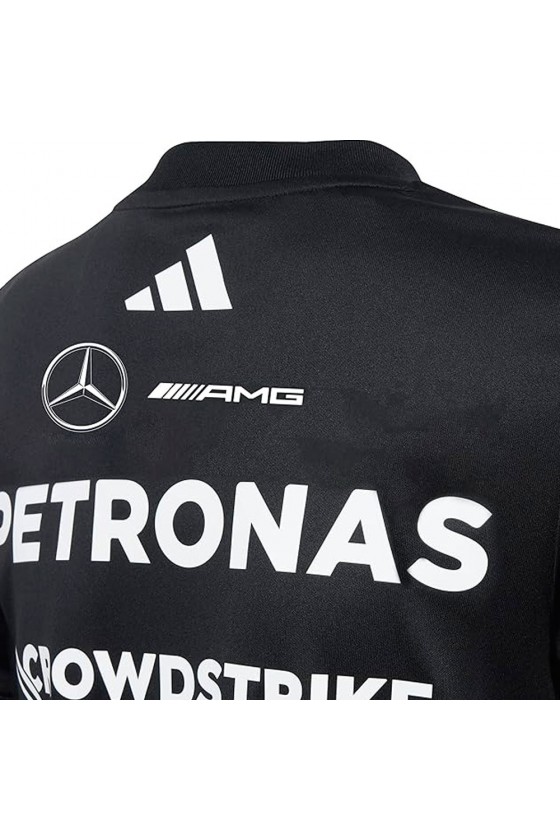 Mercedes F1 2025 Schwarzes T-Shirt