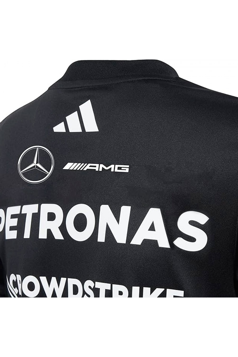 Camiseta preta Mercedes F1 2025
