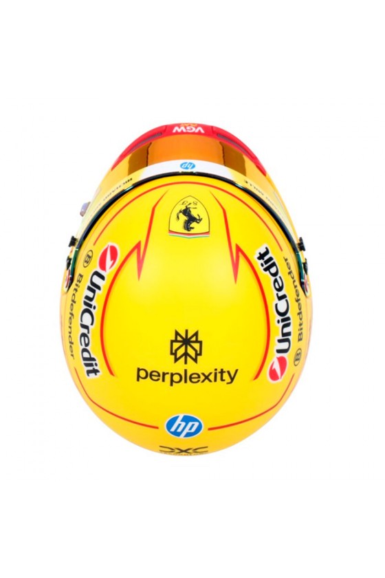 Mini casque 1:2 Lewis Hamilton Ferrari 2025