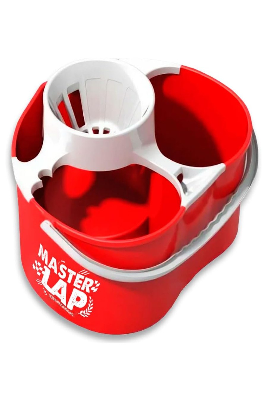 Cubo de limpieza Splitter con doble compartimento y escurridor